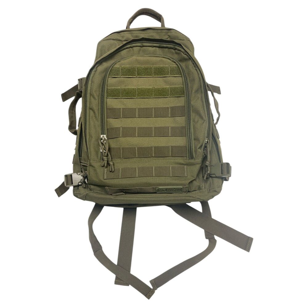 Highland Tactical  Olive Green Backpack Bug Out Bag Military Style